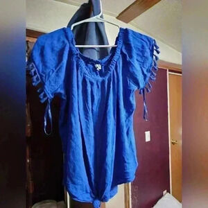 Womens Westport blue blouse